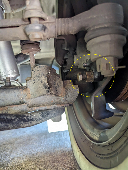 Steering Stop Bolt Steering Stop Bolt